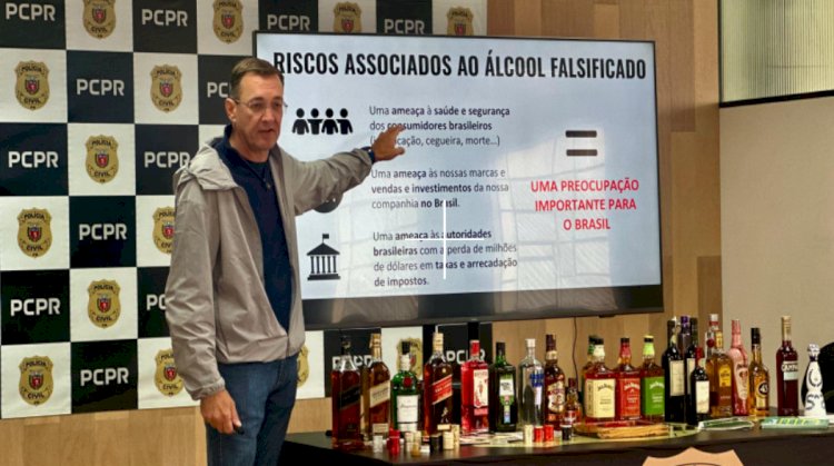 Polícia Civil recebe treinamento em repressão ao mercado ilegal de bebidas alcoólicas.