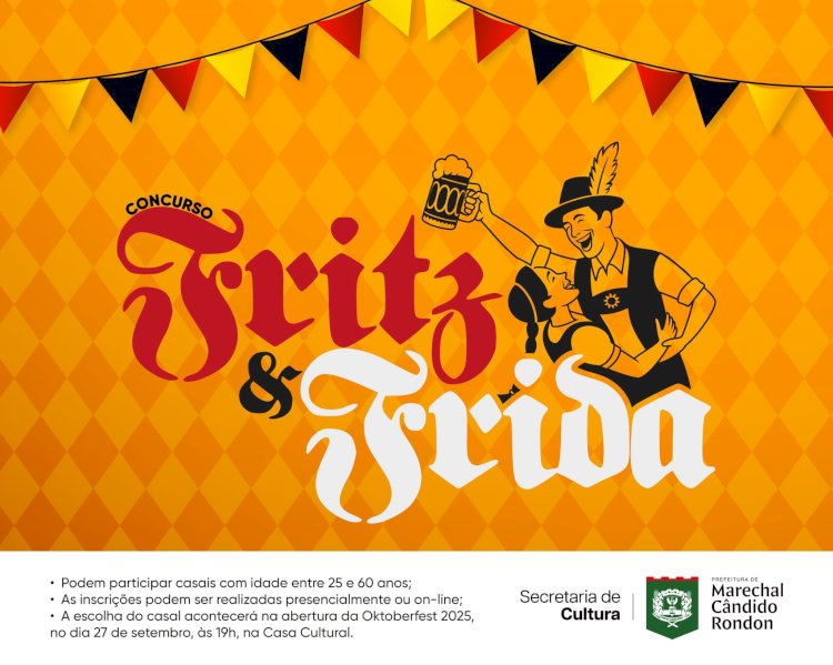 Estão abertas as inscrições para os concursos da Rainha da 35ª Oktoberfest, Casal Fritz e Frida e Casal Kleine Kinder