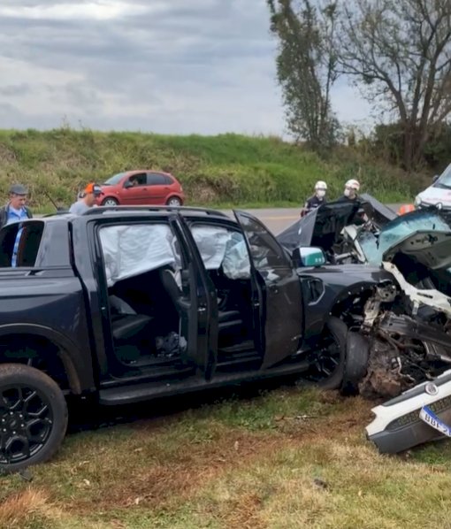 ATUALIZADO: Acidente grave na BR-163 em Mercedes deixa uma vítima fatal