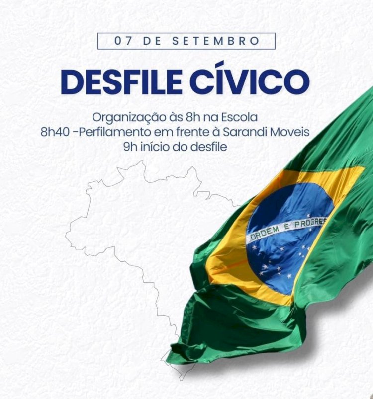 Desfile cívico  e concurso do melhor Leitão assado marcam este domingo(07) em Quatro Pontes