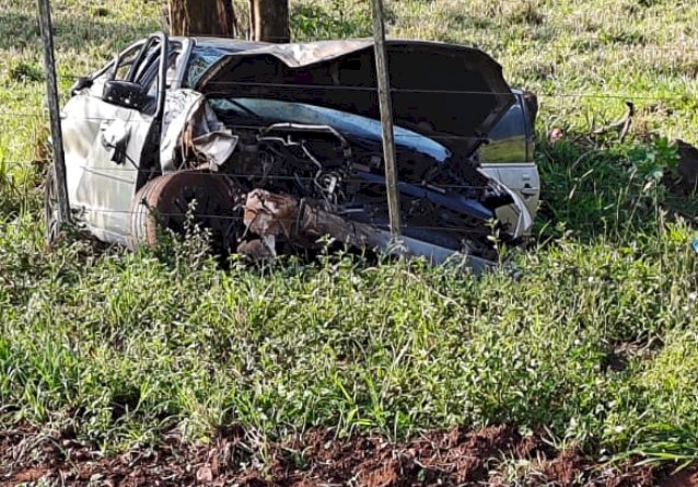 Dois  acidentes deixam um morto e um ferido em rodovias da região de Santa Helena
