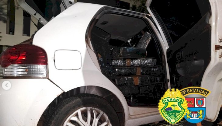 19º BPM apreende quase  duas  toneladas e meia de maconha e armamento  em Marechal e Toledo