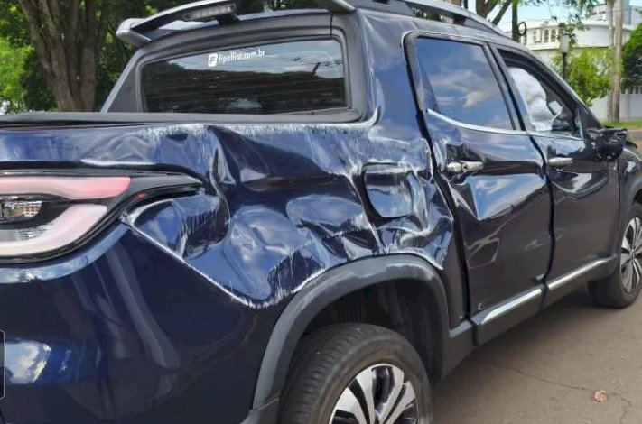 Idoso fica ferido em acidente no centro  de Marechal Cândido Rondon