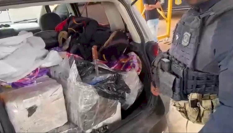 Homem de 40 anos é preso  com 193 kg de maconha na  região