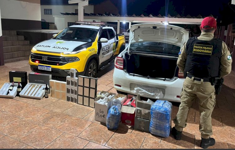 Operação resulta em apreensão de mercadorias avaliadas em mais de R$ 73 mil na região Oeste do Paraná