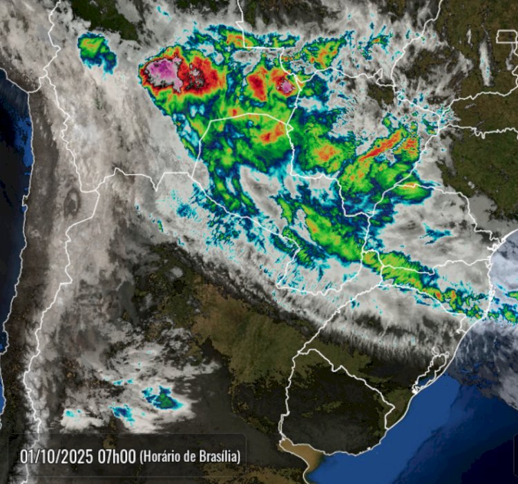 Outubro começa com previsão de chuva no Oeste do Paraná