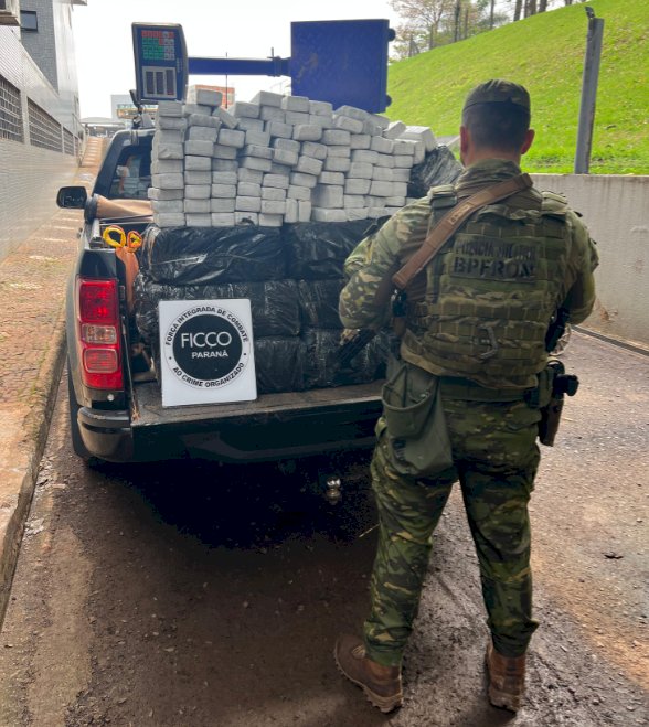 Forças de segurança apreendem mais de 940 quilos de maconha em operações no Oeste e Noroeste do Paraná