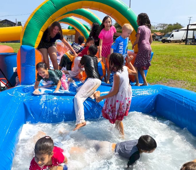 Dia das crianças  teve comemorações ontem dentro do projeto agita Rondon
