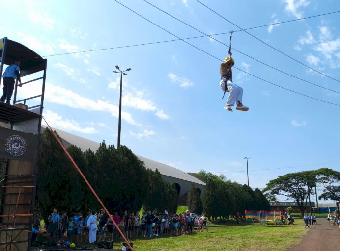 Dia das crianças  teve comemorações ontem dentro do projeto agita Rondon