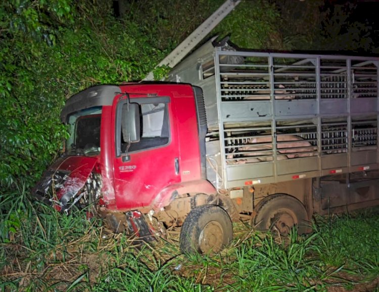 Colisão frontal deixa um homem morto na PR-239,  entre  Vila Nova e o trevo na 182