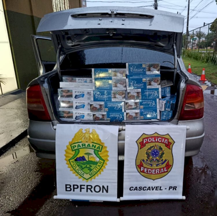 BPFRON e Polícia Federal apreendem milhões de droga e contrabando na fronteira