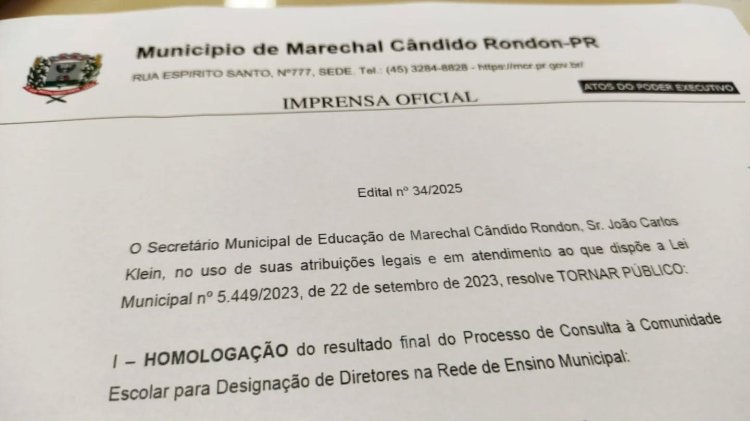 Confira  quem são os novos diretores da rede municipal de ensino