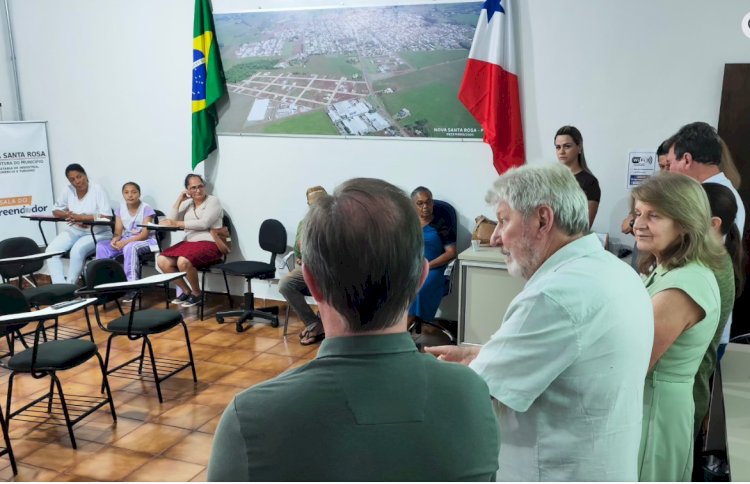 Reunião do Programa “Caixa D’água Boa” reúne famílias interessadas em Nova Santa Rosa