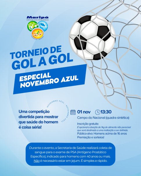 Maripá da o ponta pé inicial do novembro azul neste sábado dia 1º