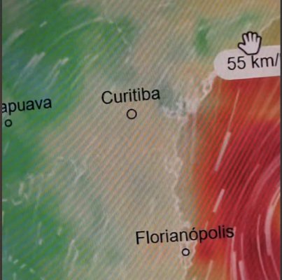 Atualização sobre o Ciclone extratropical