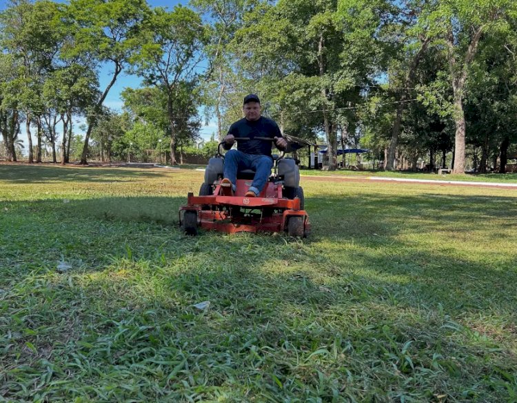 Área de Lazer Mathias Weber recebe melhorias para o Torneio Internacional de Pesca