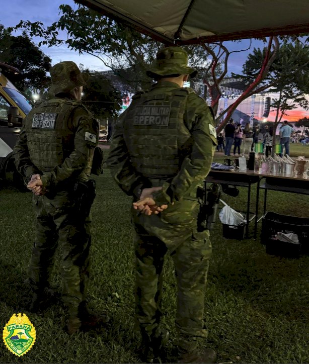 BPFRON marca presença na abertura da temporada de verão em Porto Mendes