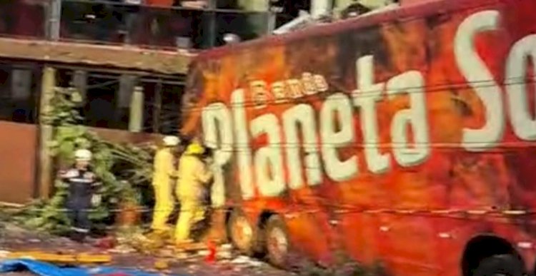 Grave acidente  com ônibus de Banda de Santa Catarina  deixa um morto e vários feridos em Pato Branco