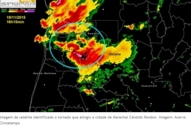 Tornado  em Marechal Cândido Rondon  completa 10 anos nesta quarta-feira dia 19 de novembro