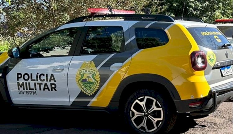 Homem ameaça a  companheira com faca, apanha da polícia e vai preso,  em Marechal Cândido Rondon