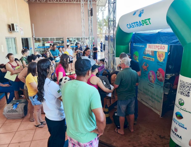 O CastraMóvel já está a todo vapor em Nova Santa Rosa!