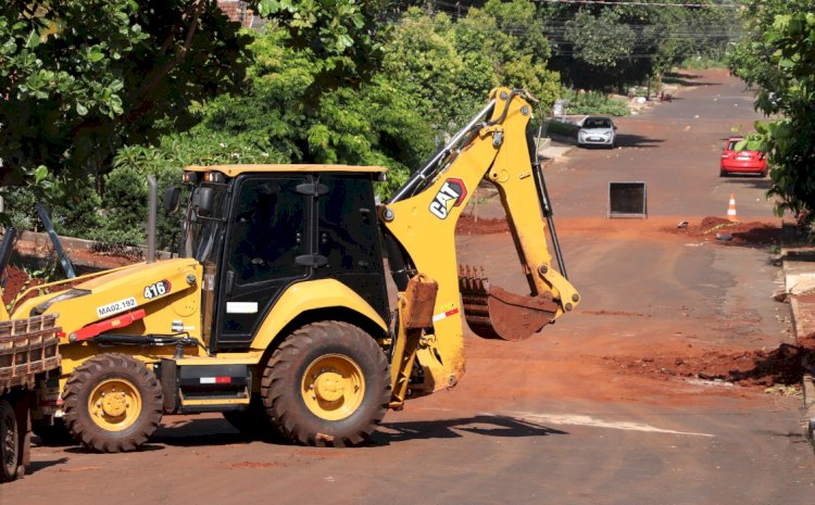 Obras de recape asfáltico começam no bairro Botafogo, em Marechal Cândido Rondon