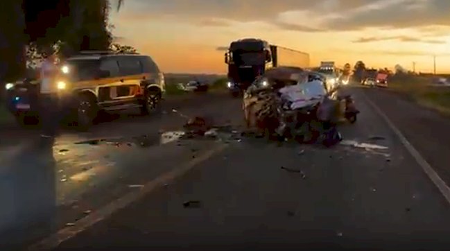 Traficante  tenta fugir da federal, faz ultrapassagem irregular causa acidente e morre  na região