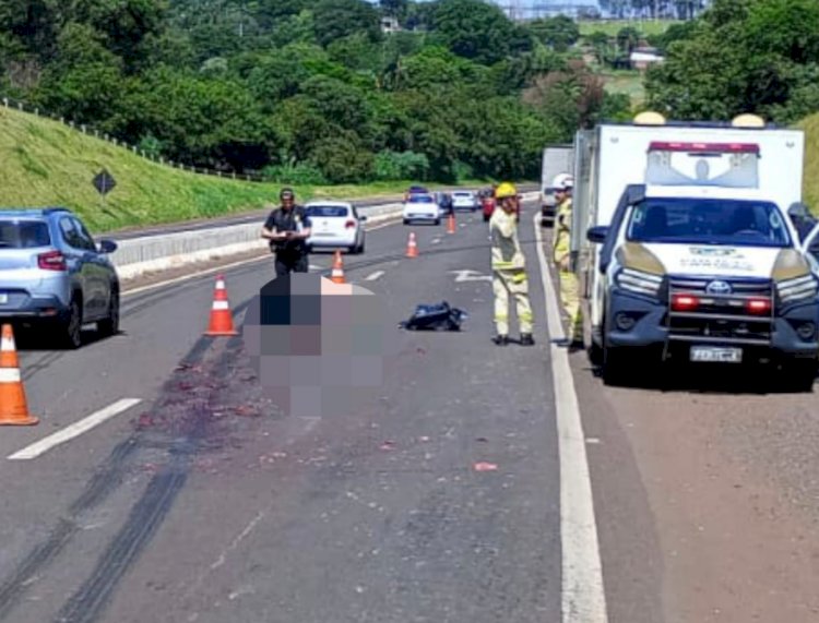 Pedestre morre atropelado na PRC-467 em Cascavel na manhã deste domingo