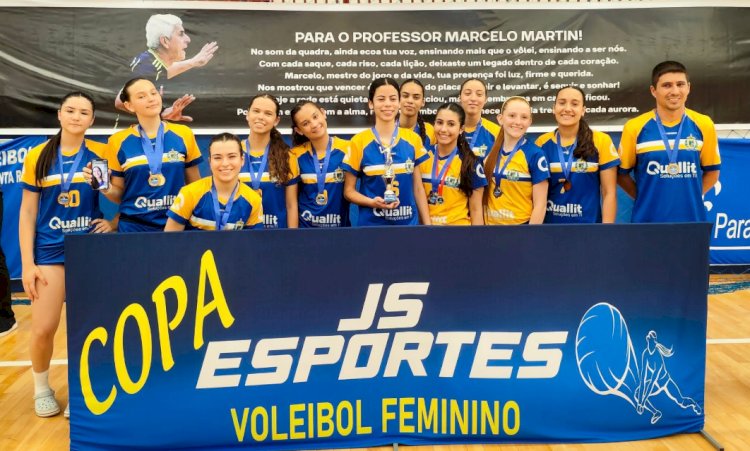 Nova Santa Rosa conquista título geral no Sub-14 e Sub-17 da Copa Marcelo Martin de Voleibol