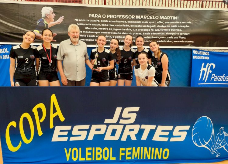 Nova Santa Rosa conquista título geral no Sub-14 e Sub-17 da Copa Marcelo Martin de Voleibol