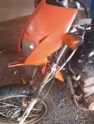 ATUALIZADO: Vítima de acidente entre moto e carro em Planalto D'Oeste se recupera em casa